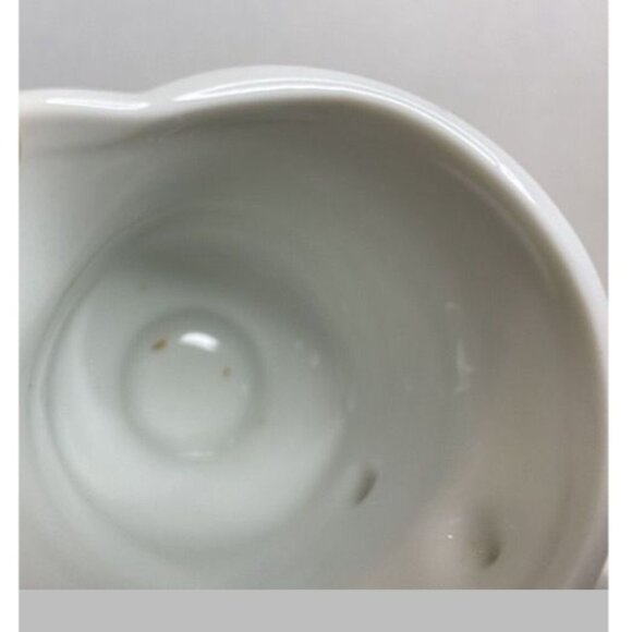 Vintage Milk Creamer Blue Bird & Berry Design 3 1/8" Tall - Picture 4 of 6